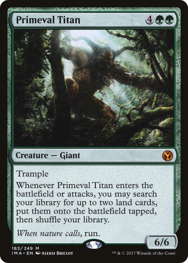 Image of Primeval Titan (IMA-183) - Iconic Masters Foil