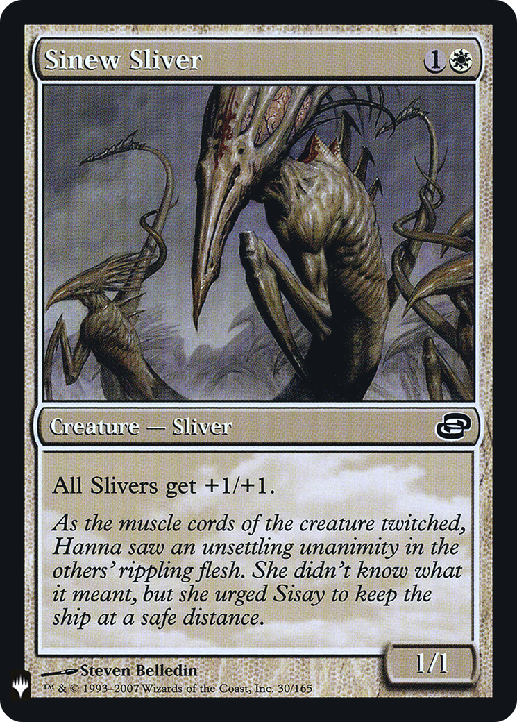 Image of Sinew Sliver (LIST-PLC-30) - The List: (colorshifted) Foil