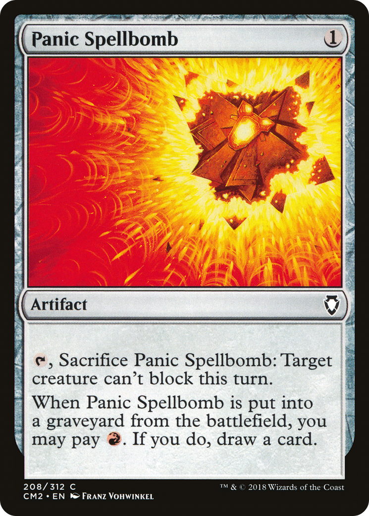 Image of Panic Spellbomb (CM2-208) - Commander Anthology Volume II