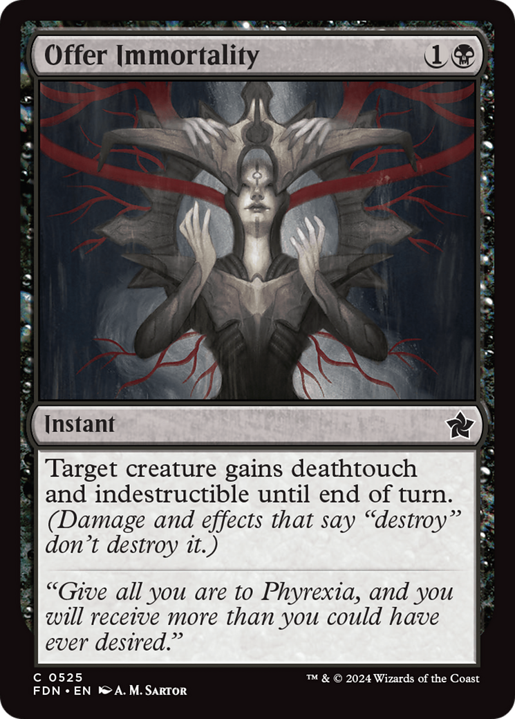 Image of Offer Immortality (FDN-525) - Foundations