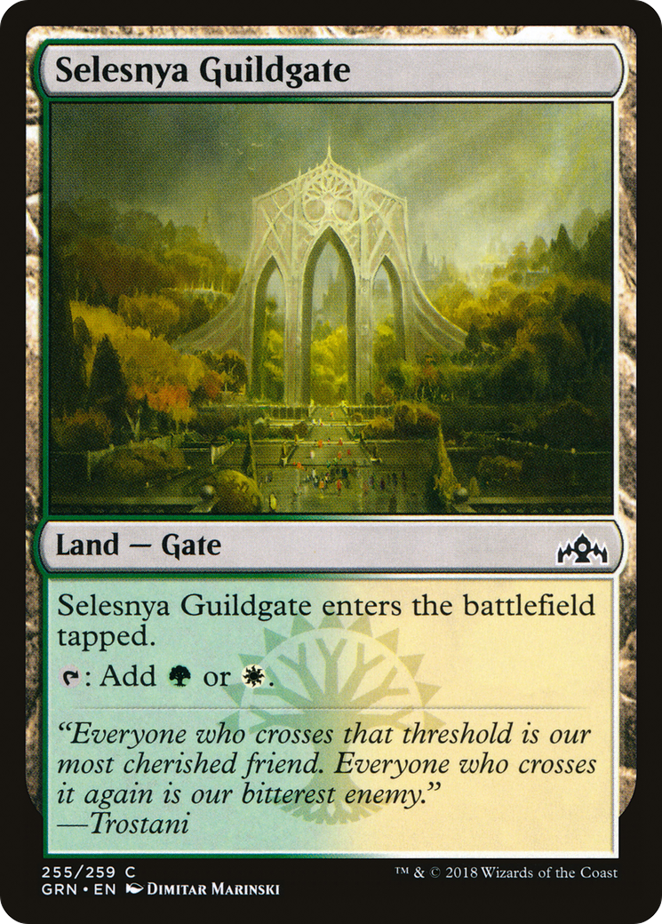 Image of Selesnya Guildgate (255) (GRN-255) - Guilds of Ravnica Foil