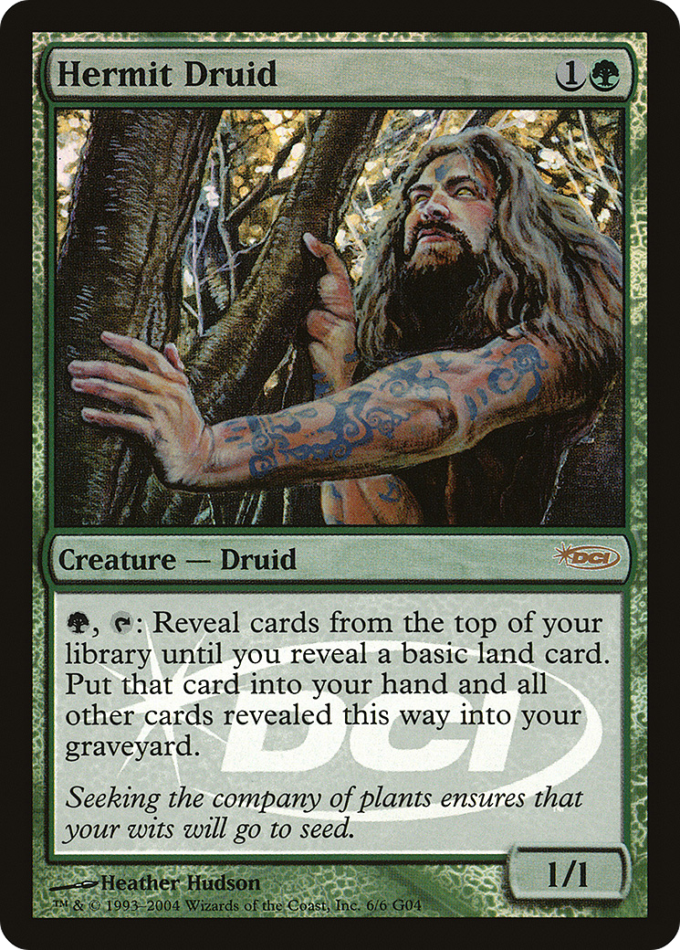 Image of Hermit Druid (JDG-006) - Judge Gift Cards 2004 Foil