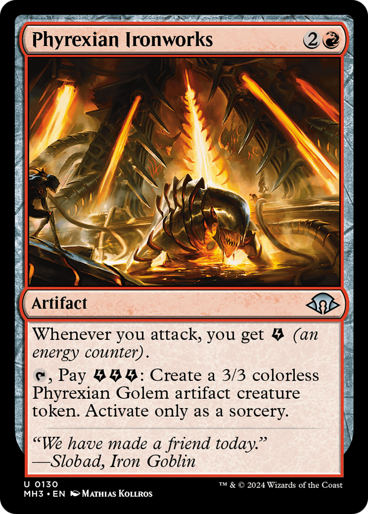 Image of Phyrexian Ironworks (MH3-130) - Modern Horizons 3