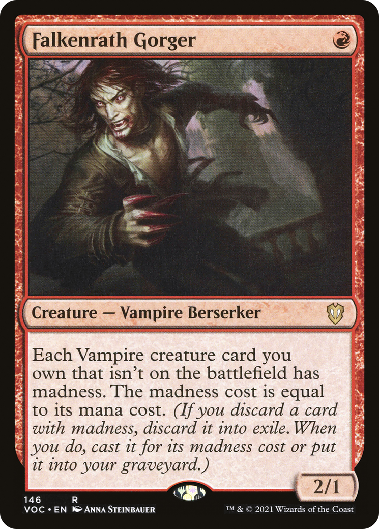 Image of Falkenrath Gorger (VOC-146) - Crimson Vow Commander