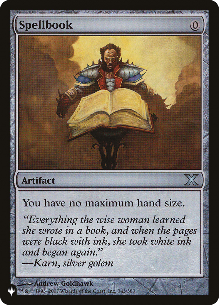 Image of Spellbook (LIST-10E-343) - The List
