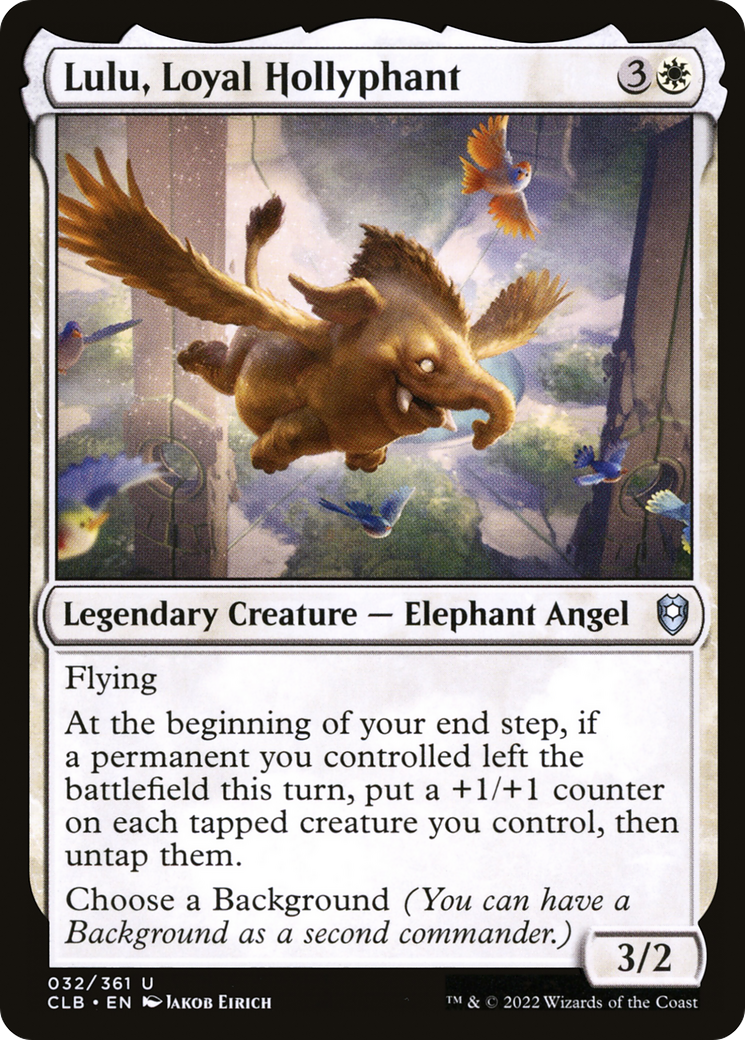 Image of Lulu, Loyal Hollyphant (CLB-032) - Commander Legends: Battle for Baldur's Gate Foil