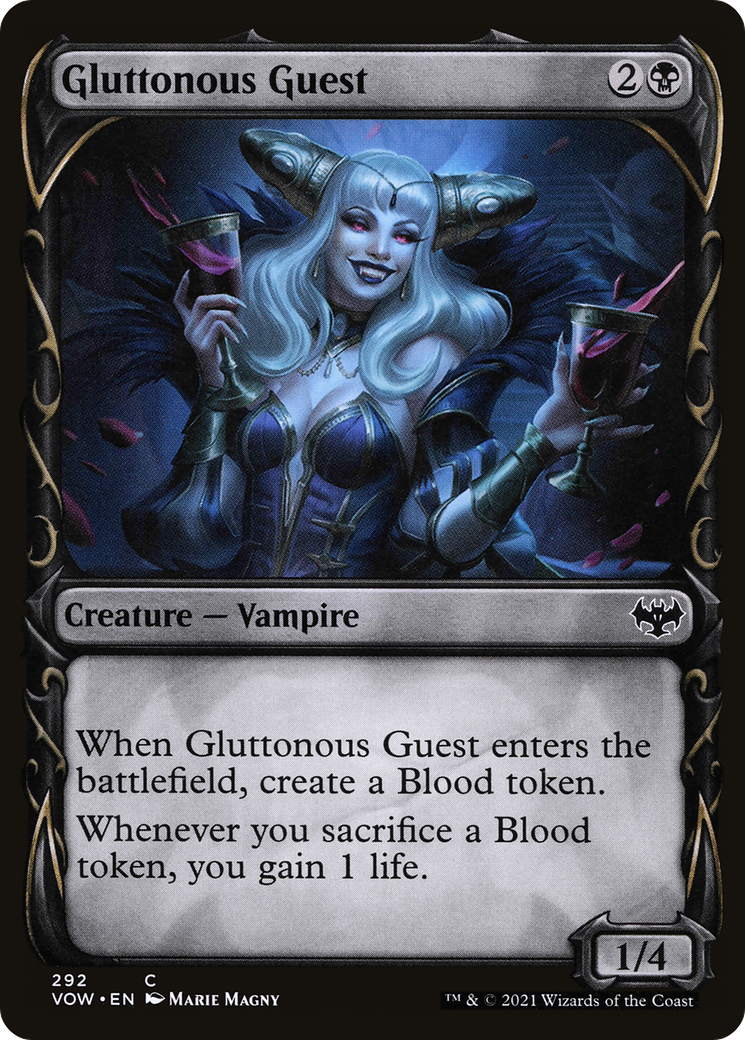 Image of Gluttonous Guest (Showcase) (VOW-292) - Innistrad: Crimson Vow: (Showcase)