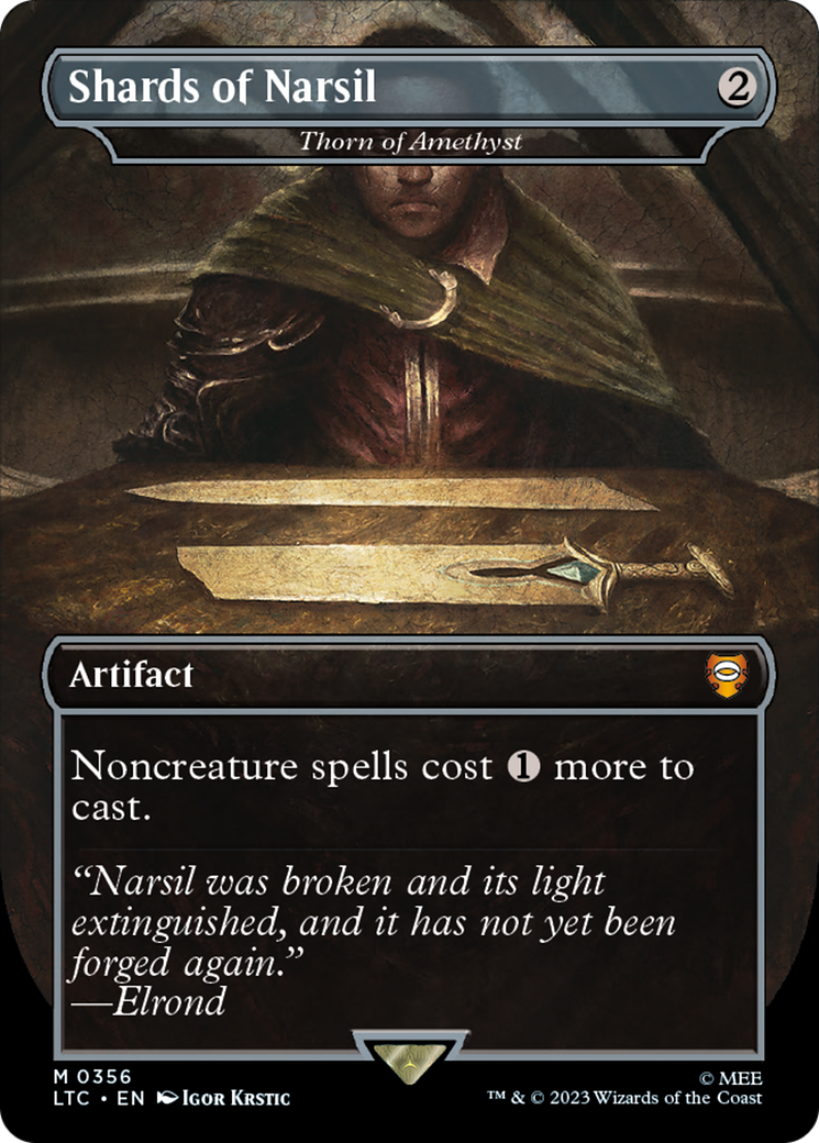 Image of Shards of Narsil - Thorn of Amethyst (LTC-356) - Tales of Middle-earth Commander / Shards of Narsil (Borderless)