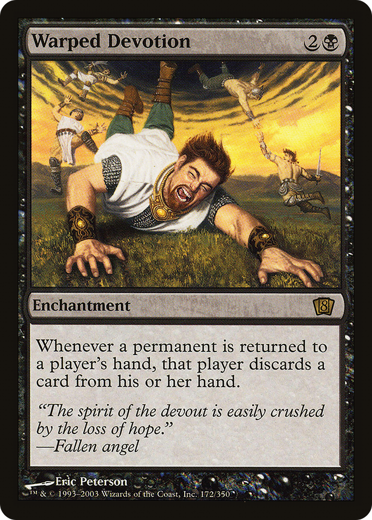 Image of Warped Devotion (8ED-172) - 8th Edition Foil