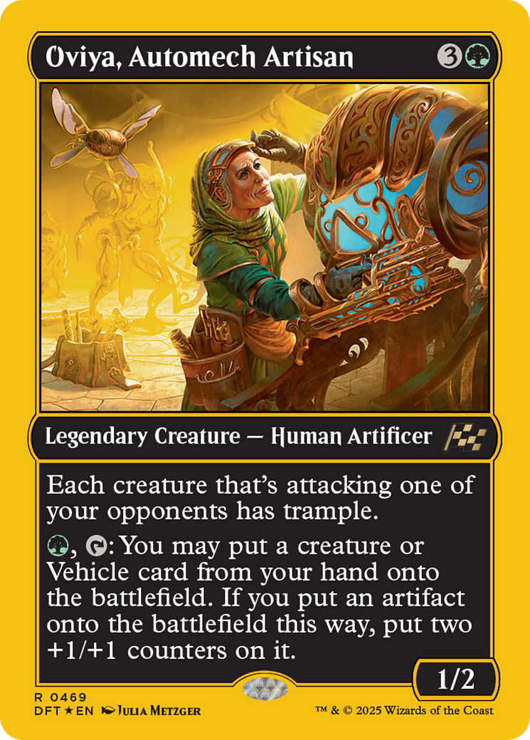 Image of Oviya, Automech Artisan (First-Place Foil) (DFT-469) - Aetherdrift Foil