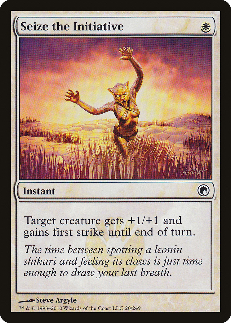 Image of Seize the Initiative (SOM-020) - Scars of Mirrodin