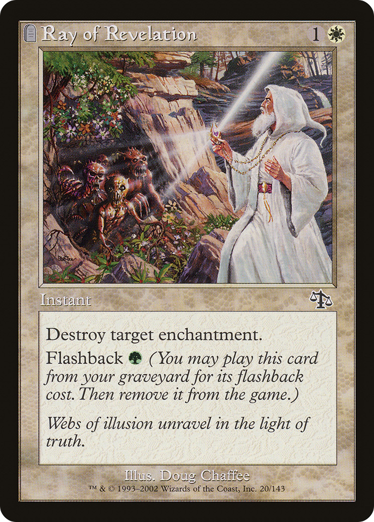 Image of Ray of Revelation (JUD-020) - Judgment: (tombstone) Foil