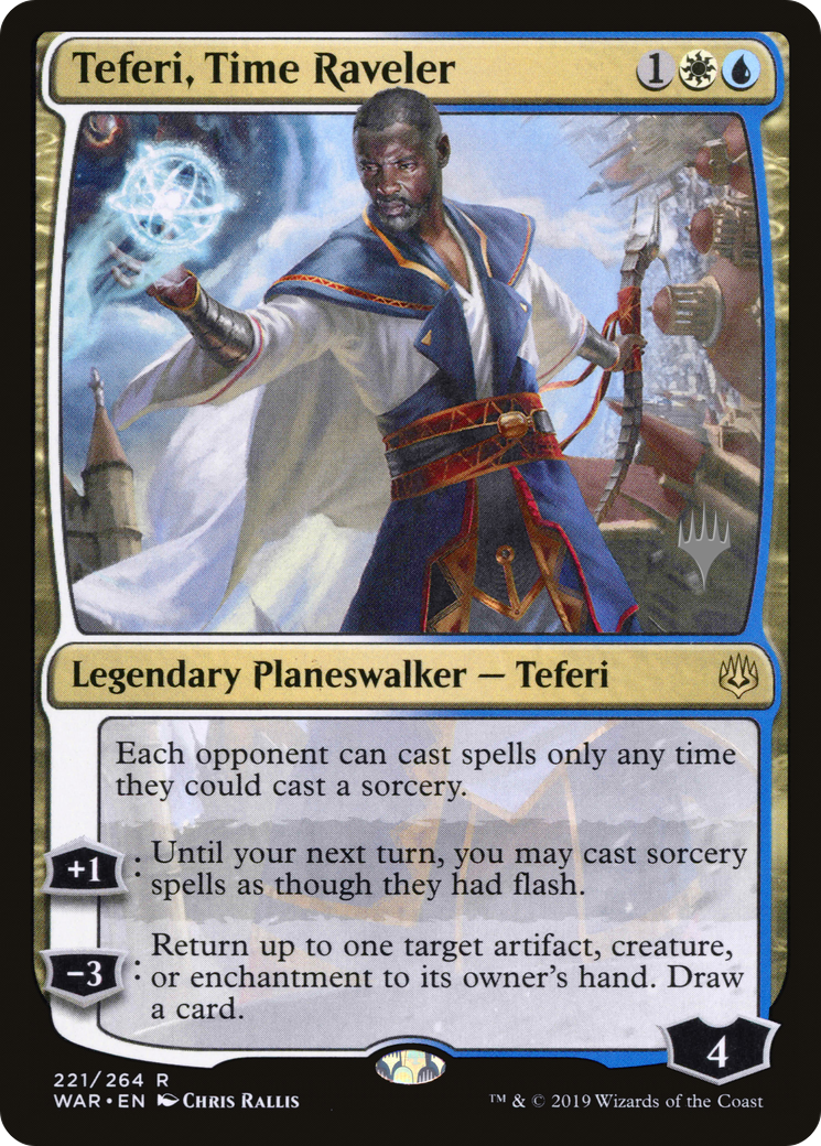 Image of Teferi, Time Raveler (PPELD-221) - War of the Spark Promos Foil
