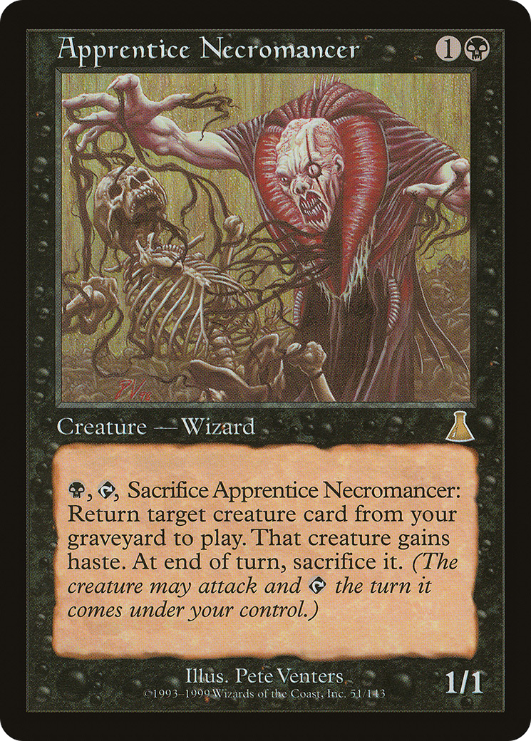 Image of Apprentice Necromancer (UDS-051) - Urza's Destiny Foil