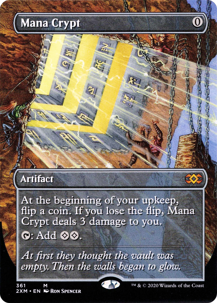 Image of Mana Crypt (Borderless) (2XM-361) - Double Masters (Borderless)