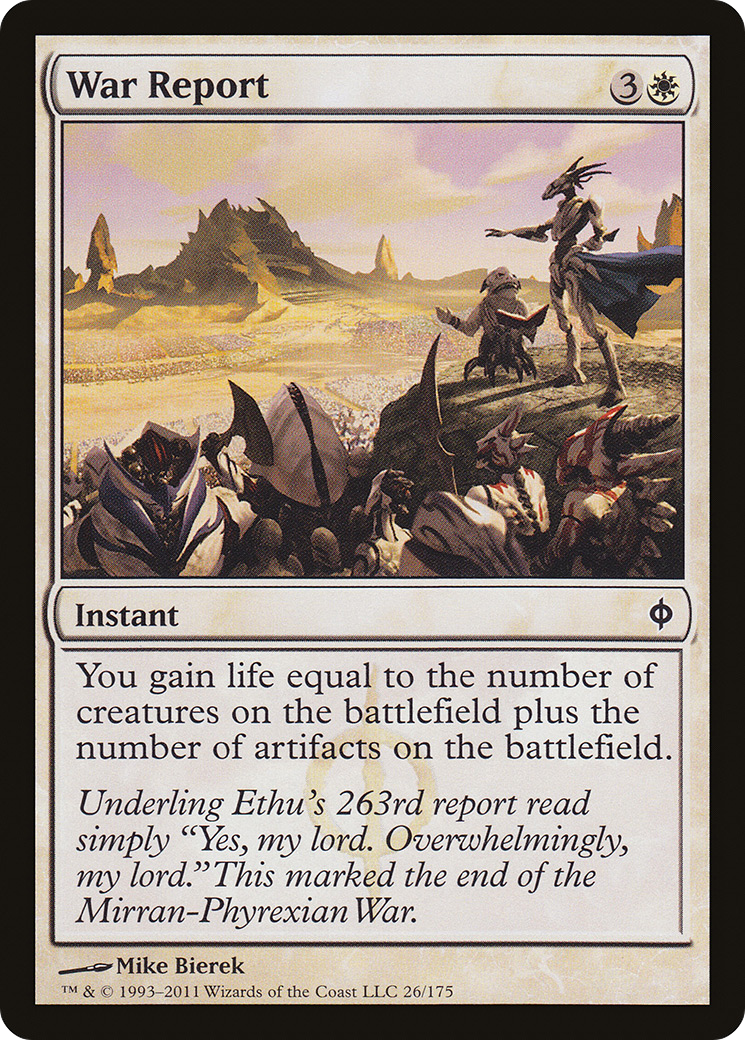 Image of War Report (NPH-026) - New Phyrexia