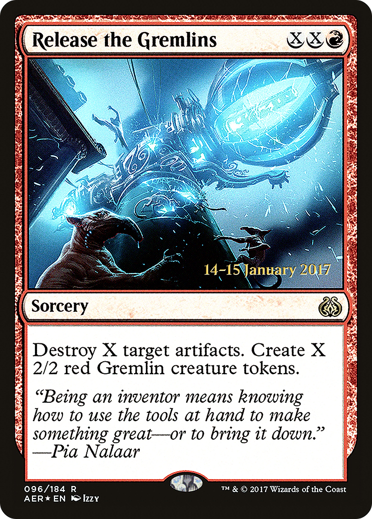 Image of Release the Gremlins (PRE-96S) - Aether Revolt Promos Foil