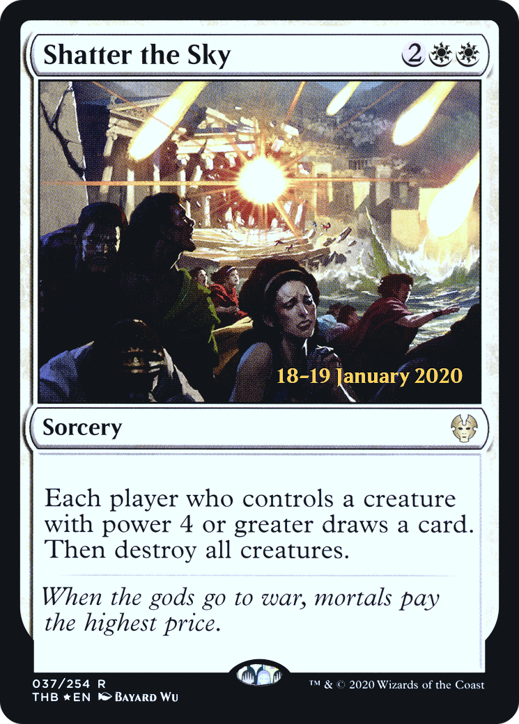 Image of Shatter the Sky (PRE-037) - Theros Beyond Death Promos Foil