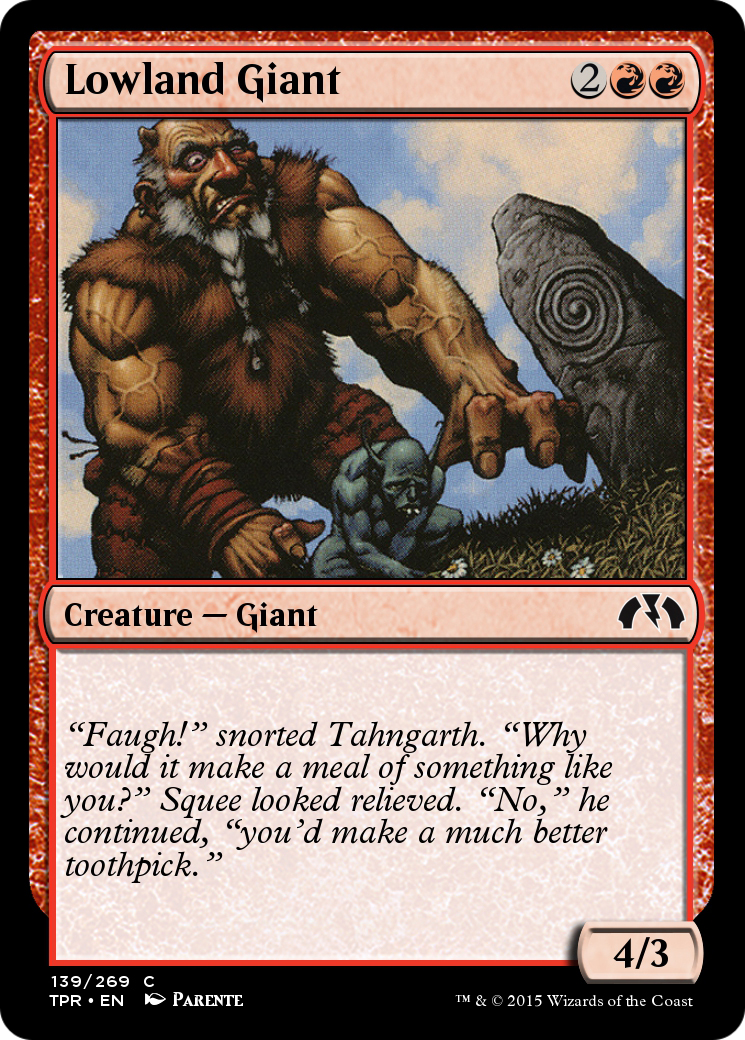 Image of Lowland Giant (TPR-139) - Tempest Remastered Foil