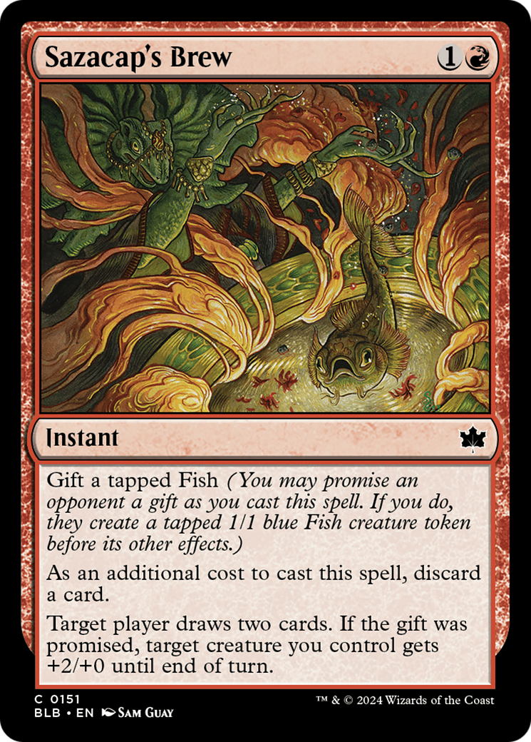 Image of Sazacap's Brew (BLB-151) - Bloomburrow
