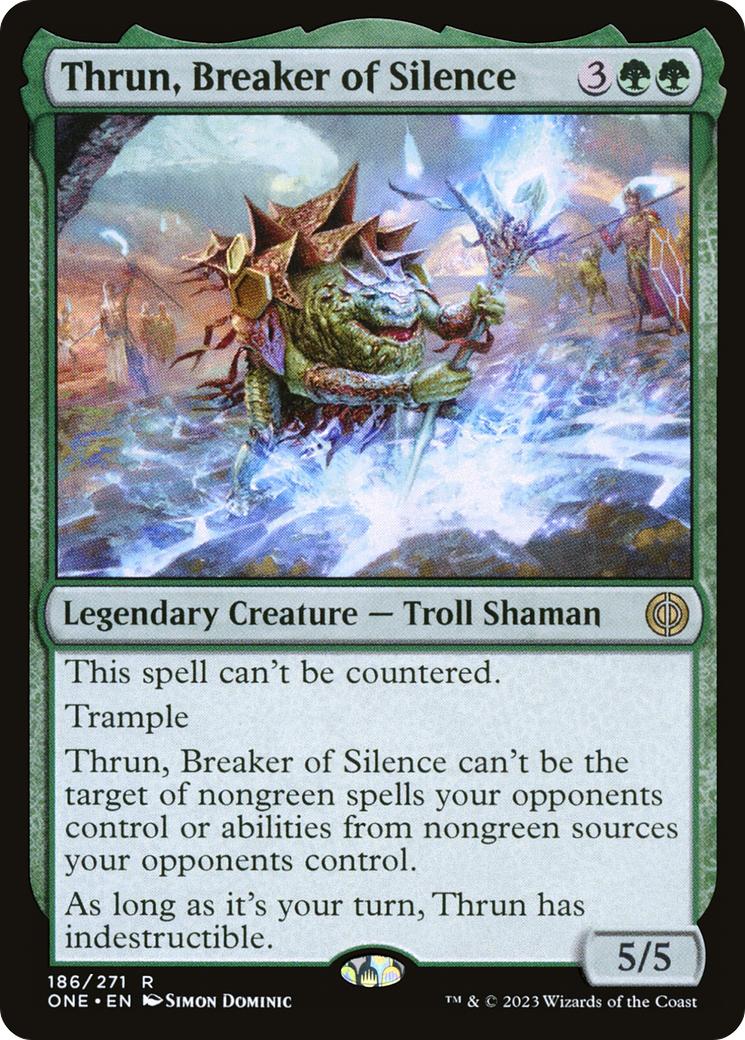 Image of Thrun, Breaker of Silence (ONE-186) - Phyrexia: All Will Be One