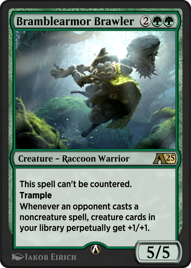 Image of Bramblearmor Brawler (YBLB-016) - Alchemy: Bloomburrow
