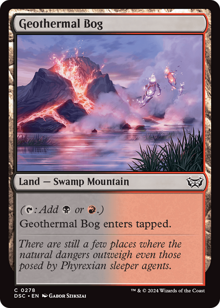 Image of Geothermal Bog (DSC-278) - Duskmourn: House of Horror Commander