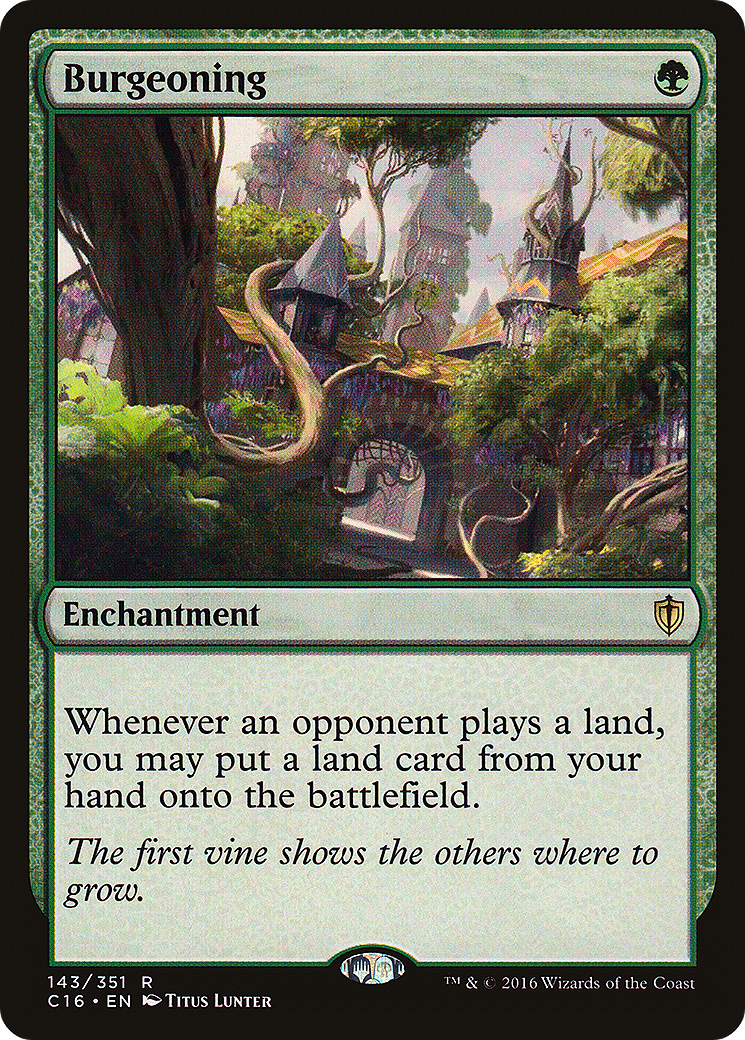 Image of Burgeoning (C16-143) - Commander 2016