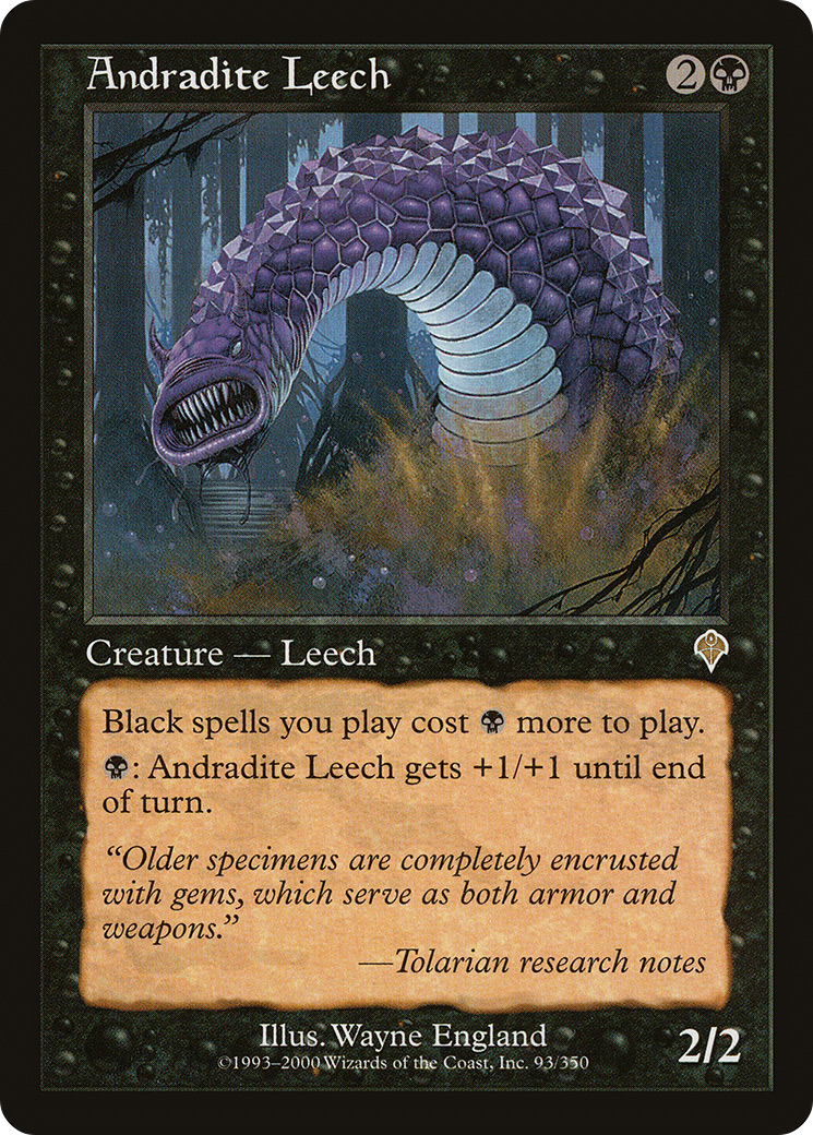 Image of Andradite Leech (INV-093) - Invasion Foil
