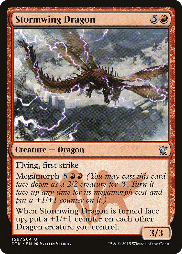 Image of Stormwing Dragon (DTK-159) - Dragons of Tarkir