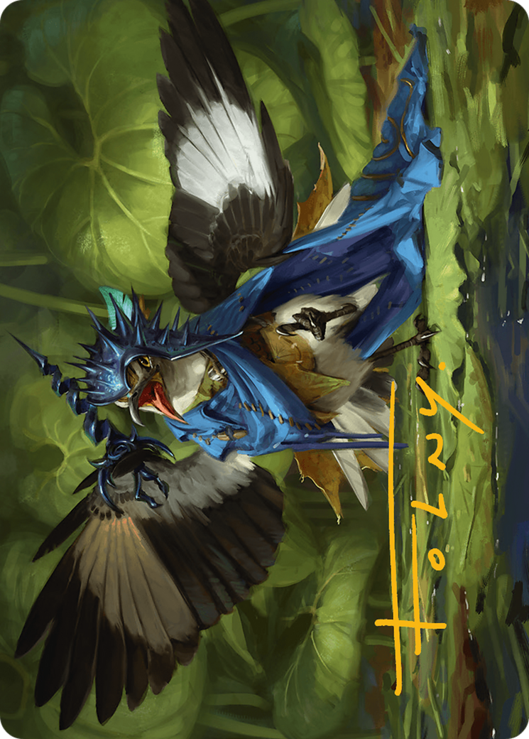 Image of Mockingbird // Mockingbird (ABLB-009) - Bloomburrow Art Series (Borderless) Foil