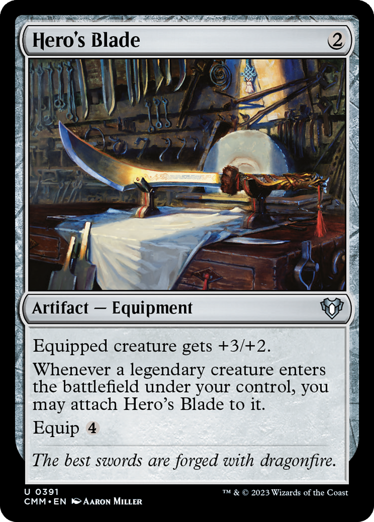 Image of Hero's Blade (CMM-391) - Commander Masters