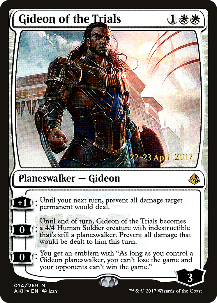 Image of Gideon of the Trials (PRE-014) - Amonkhet Promos Foil