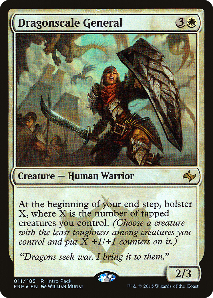Image of Dragonscale General (UMP-011) - Fate Reforged Promos Foil