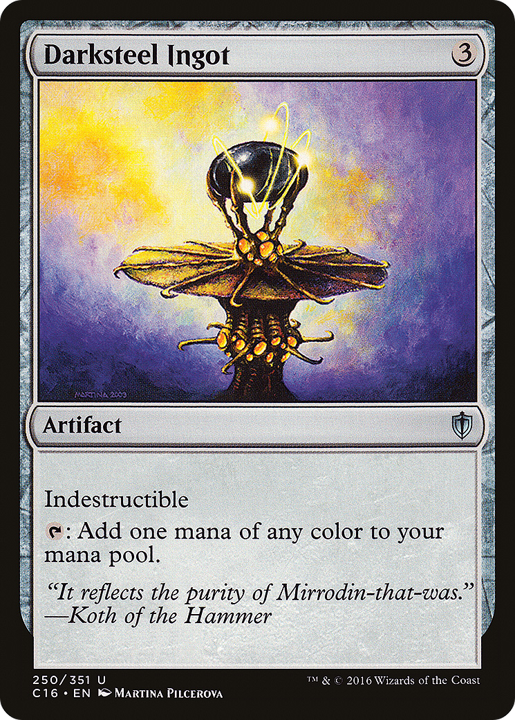 Image of Darksteel Ingot (C16-250) - Commander 2016