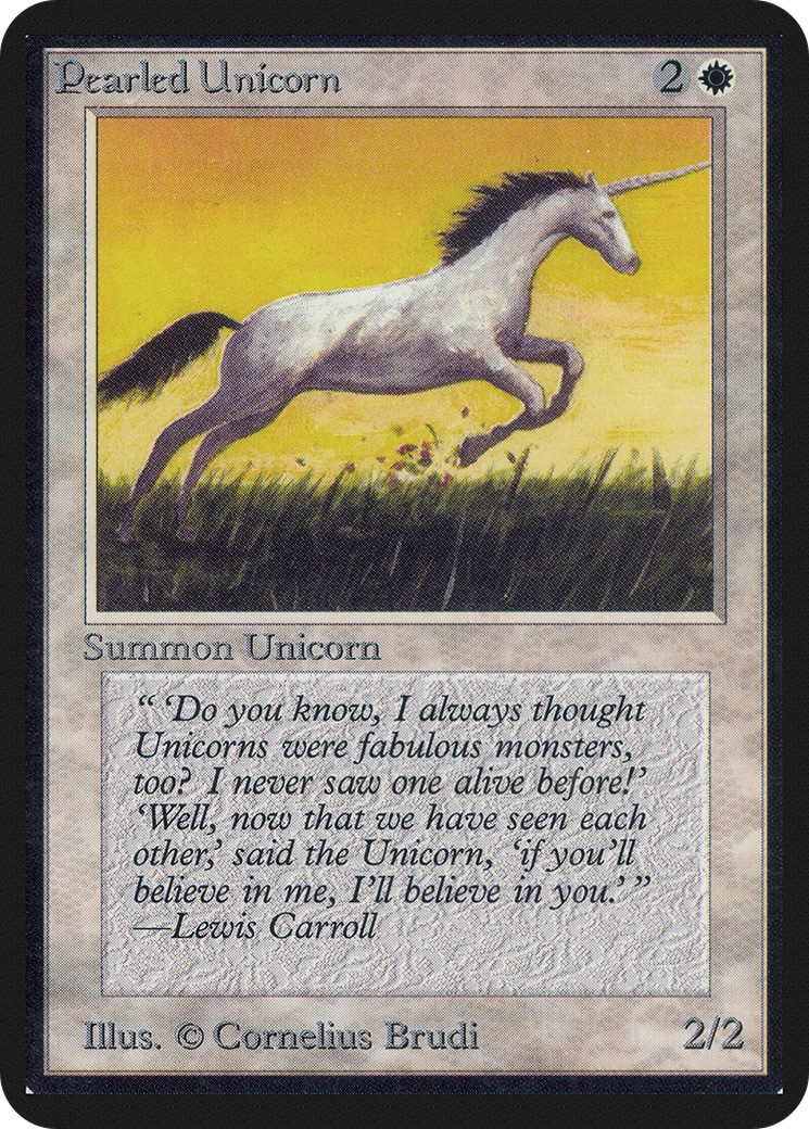 Image of Pearled Unicorn (LEA-) - Limited Edition Alpha