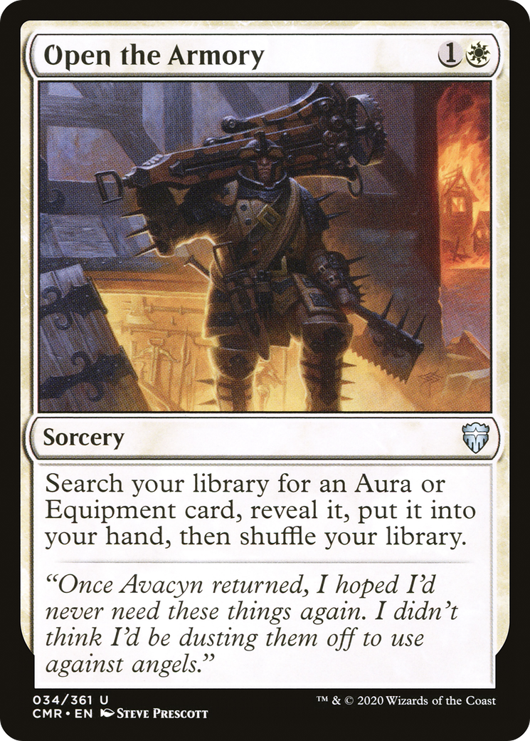 Image of Open the Armory (CMR-034) - Commander Legends Foil