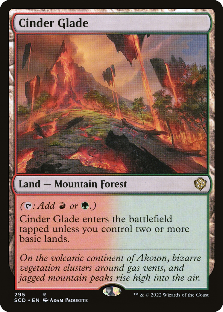 Image of Cinder Glade (SCD-295) - Starter Commander Decks