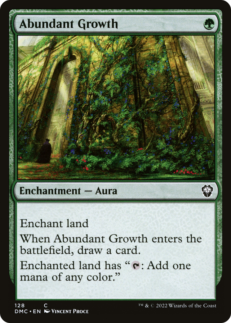 Image of Abundant Growth (DMC-128) - Dominaria United Commander