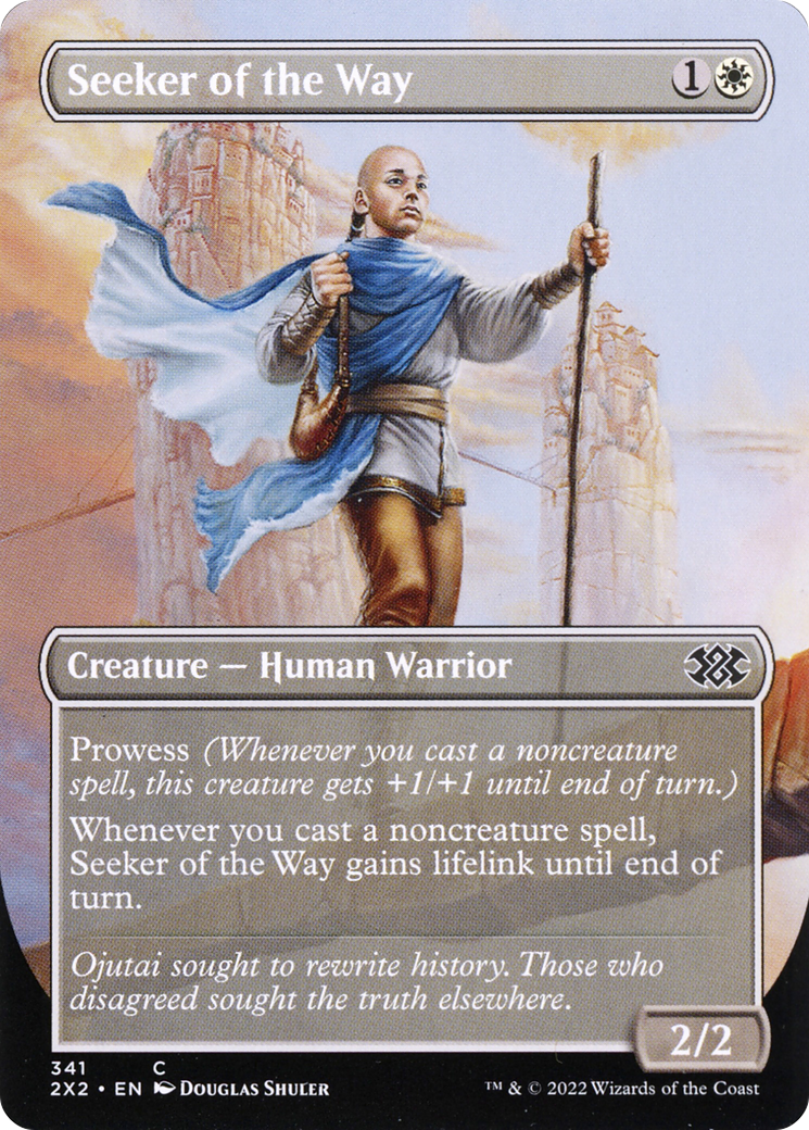 Image of Seeker of the Way (Borderless) (2X2-341) - Double Masters 2022 (Borderless)
