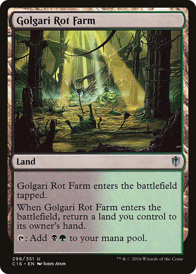 Image of Golgari Rot Farm (C16-298) - Commander 2016