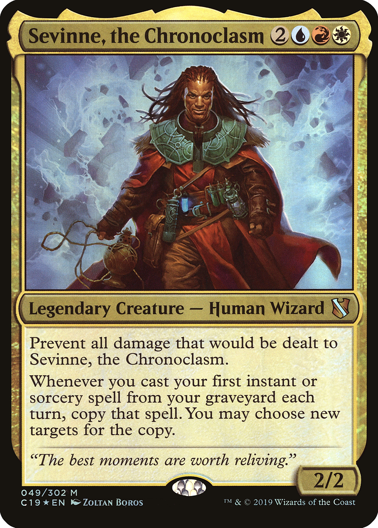 Image of Sevinne, the Chronoclasm (Commander 2019) (OVER-049) - Commander 2019 Oversized Foil