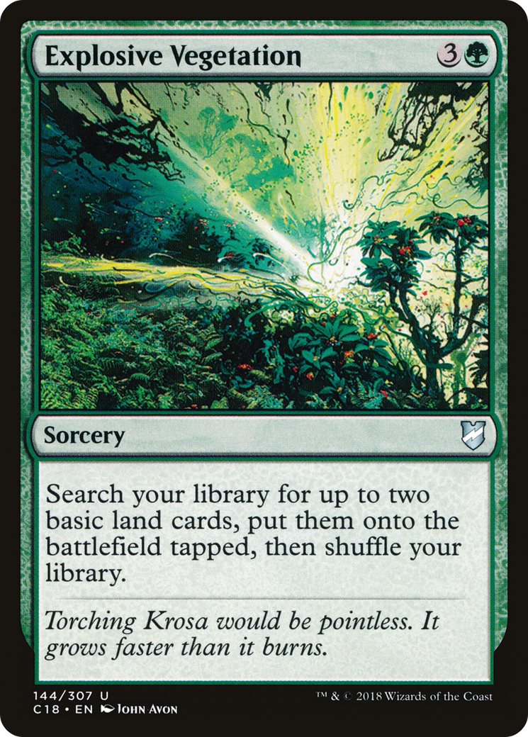 Image of Explosive Vegetation (C18-144) - Commander 2018