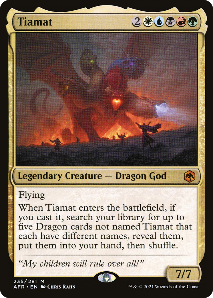 Image of Tiamat (AFR-235) - Adventures in the Forgotten Realms