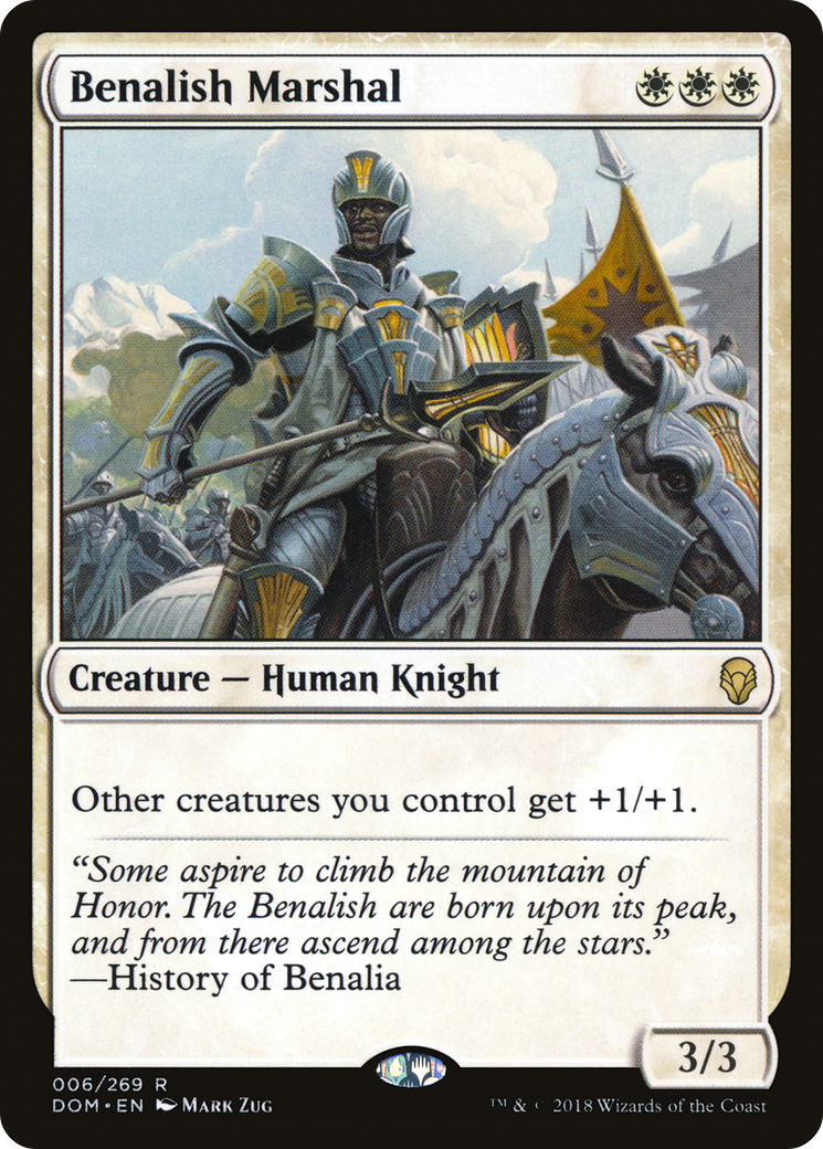Image of Benalish Marshal (DOM-006) - Dominaria