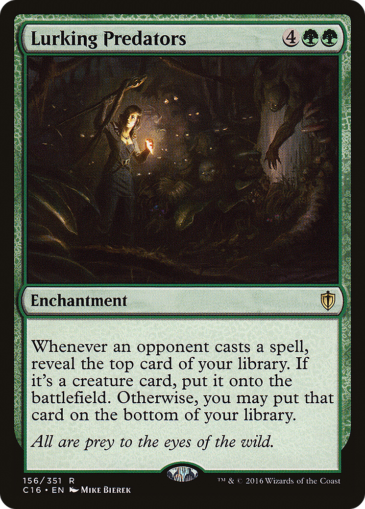 Image of Lurking Predators (C16-156) - Commander 2016