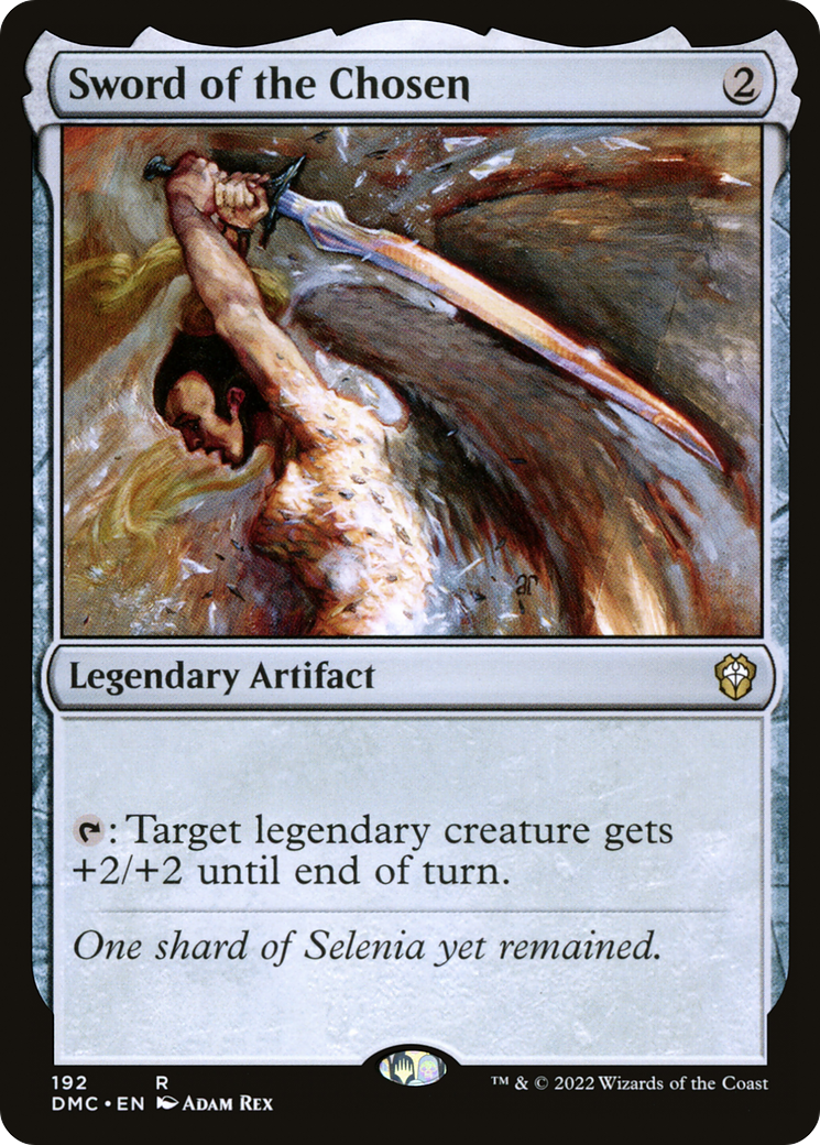 Image of Sword of the Chosen (DMC-192) - Dominaria United Commander