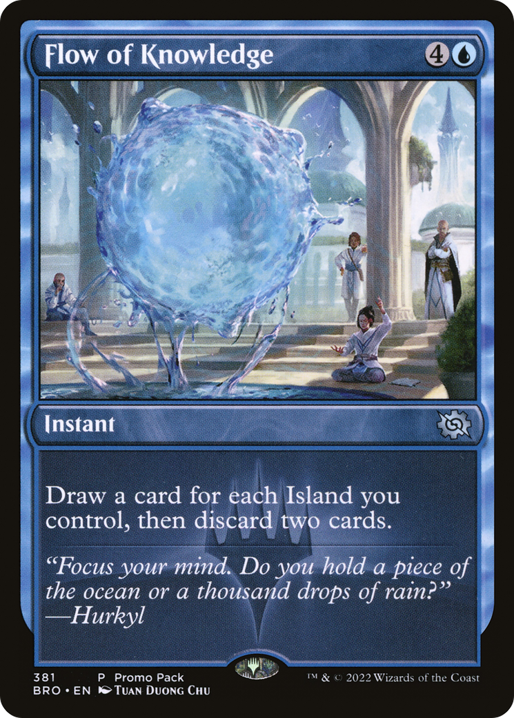 Image of Flow of Knowledge (PPBRO-381) - The Brothers' War Foil