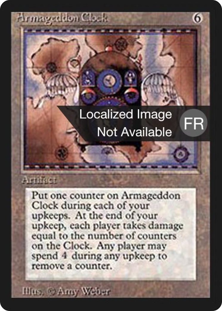 Image of Armageddon Clock (FBB-) - Foreign Black Border