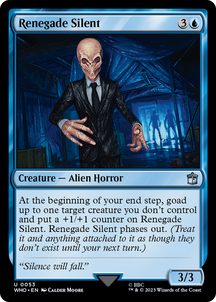 Image of Renegade Silent (WHO-053) - Doctor Who